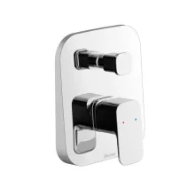   Ravak 10° Free TD F 061.00 falba süllyesztett csaptelep váltóval, belső egységgel, króm X070134