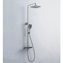   Ravak TD F 091.00/150-10° Free zuhanyoszlop termosztátos csapteleppel, fényes króm X070141