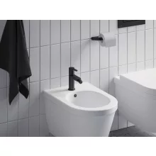   Ravak Puri bidé csaptelep Click-Clack leeresztővel, fekete X070189