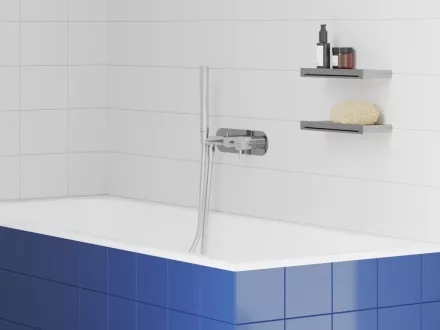 Ravak Espirit 065.00CR falsík alatti csaptelep szettel R-boxhoz, belső egység nélkül, króm X070207