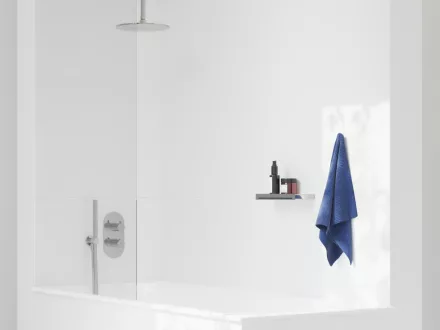 Ravak Espirit 067.00CR termosztátos falba süllyesztett csaptelep R-boxhoz, háromutas, króm X070209