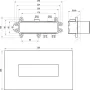 Ravak R-box 07D.50 Horizontal alaptest falba süllyesztett csaptelepekhez X070233