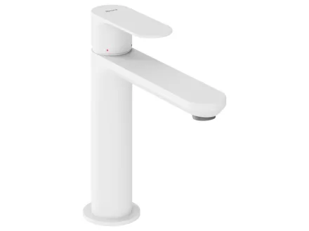 Ravak Eleganta EL 012.10WV álló mosdócsaptelep 174 mm, leeresztő nélkül, bársony fehér X070253