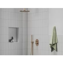   Ravak Espirit 061.60RGB falsík alatti csaptelep automata kapcsolóval, belső egységgel, rose gold X070358