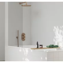   Ravak Espirit 067.60RGB termosztátos falba süllyesztett csap R-boxhoz, háromutas, rose gold X070363