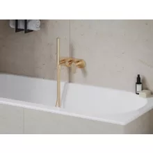   Ravak Eleganta 065.60RGB falba süllyesztett csaptelep szettel, kétutas, rose arany X070374