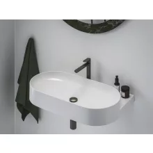   Ravak Eleganta EL 014.20GB álló mosdócsaptelep 220 mm, leeresztő nélkül, szálcsiszolt grafit X070386