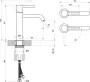 Ravak Espirit ES 012.01  BeCool álló mosdócsaptelep leeresztő nélkül 191 mm, fehér X070395