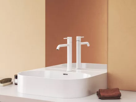 Ravak Espirit ES BeCool magasított álló csaptelep leeresztő nélkül 252 mm, matt fehér X070400