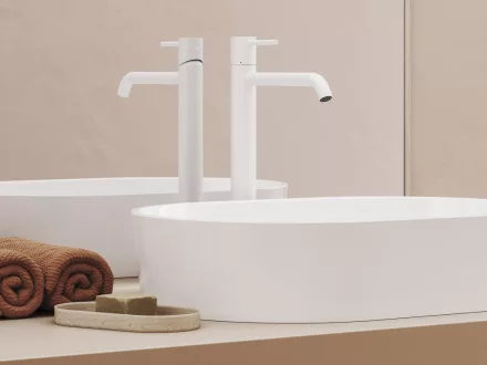 Ravak Espirit BeCool magasított álló csaptelep leeresztő nélkül 341 mm, fehér X070405