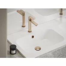   Ravak Eleganta BeCool álló mosdócsaptelep leeresztő nélkül 174 mm, szálcsiszolt rose arany X070413