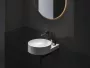 Ravak Eleganta BeCool álló csaptelep leeresztő nélkül 220 mm, matt fekete X070417