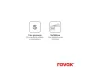 Ravak Chrome II falba süllyesztett csaptelep váltóval R-Box-hoz, króm X070454