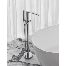   Ravak Chrome II CR II 080.00 padlóba építhető kádcsaptelep zuhanyszettel R-boxhoz tervezve, króm X070456