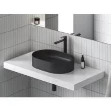   Ravak Chrome II magasított mosdócsaptelep leeresztő nélkül, fekete X070459