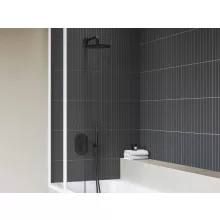   Ravak Chrome II falba süllyesztett 3-utas termosztátos csaptelep, R-box multihoz, fekete X070469