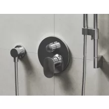  Ravak Spring SG 065.00 Falba süllyesztett 2-utas kád/zuhany csaptelep R-box rendszerhez, fényes króm X070533