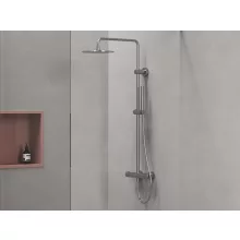   Ravak Spring 091.00CR Termosztátos zuhanyoszlop szettel, fényes króm X070539