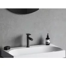   Ravak Spring SG 012.20BL  Álló mosdócsaptelep leeresztő nélkül, matt fekete X070542