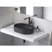   Ravak Chrome II CR II 015.02 álló mosdócsaptelep oldalsó karral EcoFlow funkcióval, fekete X070591
