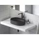 Ravak Chrome II CR II 015.02 álló mosdócsaptelep oldalsó karral EcoFlow funkcióval, fekete X070591
