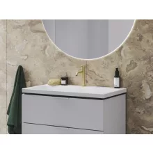   Ravak Espirit ES 012.60GLB álló mosdócsaptelep, leeresztő nélkül, szálcsiszolt arany X070597