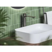 Ravak Plan PN 015.20GB álló mosdócsaptelep 300 mm magassággal, grafit kivitelben