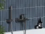 Ravak Plan PN 022.20GB fali kádcsaptelep grafit kivitelben