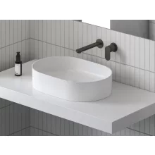 Ravak Chrome II falba süllyesztett mosdócsaptelep belső egységgel, szálcsiszolt grafit kivitelben.