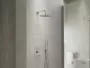 Ravak Flat kétutas falba süllyesztett termosztátos zuhanycsaptelep R-boxhoz, fényes króm kivitelben.