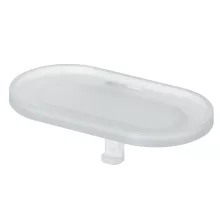   Ravak Chrome II műanyag polc Chrome II zuhany- és kádcsaptelepekhez, tejfehér X07P1237