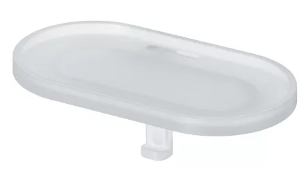 Ravak Chrome II műanyag polc Chrome II zuhany- és kádcsaptelepekhez, tejfehér X07P1237