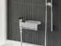 Ravak Chrome II műanyag polc Chrome II zuhany- és kádcsaptelepekhez, tejfehér X07P1237
