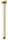Ravak 704.60GLB Mennyezeti zuhanykar 30 cm, szálcsiszolt arany X07P1243