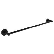 Ravak Kona KN 311.20BLM fali törölközőtartó rúd 650 mm hosszban, matt fekete kivitelben, modern és praktikus megoldás a fürdőszobai törölközők rendezett tárolására.