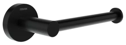 Ravak Kona KN 400.20BLM fali WC papír tartó 650 mm hosszban, matt fekete kivitelben, modern és praktikus megoldás a fürdőszobai WC-papír tárolására.