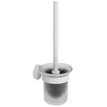 Ravak Kona KN 410.10WHM fali WC kefe tartó 650 mm hosszban, matt fehér kivitelben, modern és praktikus megoldás a fürdőszobai WC kefe rendezett tárolására.
