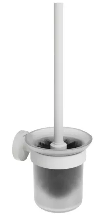 Ravak Kona KN 410.10WHM fali WC kefe tartó 650 mm hosszban, matt fehér kivitelben, modern és praktikus megoldás a fürdőszobai WC kefe rendezett tárolására.