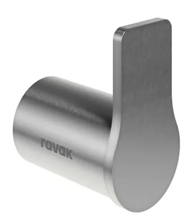 Ravak Fold FD 110.30SSB törölköző akasztó szálcsiszolt rozsdamentes acél kivitelben, tartós és elegáns fürdőszobai kiegészítő a törölközők rendezett tárolásához.