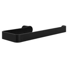 Ravak Fold FD 302.20BLM fali törölközőtartó rúd 220 mm hosszban, matt fekete kivitelben, modern és kompakt fürdőszobai kiegészítő törölközők tárolásához.