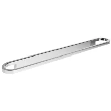 Fényes króm fali törölköző tartó 600 mm modern és praktikus fürdőszobai kialakításhoz.