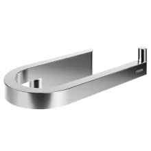 Fényes króm fali WC papír tartó letisztult és elegáns fürdőszobai megjelenéssel.