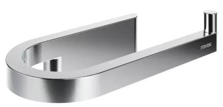 Fényes króm fali WC papír tartó letisztult és elegáns fürdőszobai megjelenéssel.
