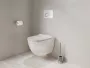 Fényes króm fali WC papír tartó letisztult és elegáns fürdőszobai megjelenéssel.