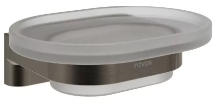 Ravak Chrome CR II 200.20GB fali szappantartó, szálcsiszolt grafit kivitelben.