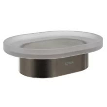 Ravak Chrome CR II 201.20GB álló szappantartó, szálcsiszolt grafit kivitelben.