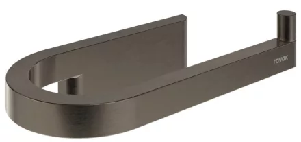 Ravak Chrome CR II 400.20GB fali WC papír tartó, szálcsiszolt grafit kivitelben.