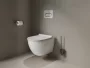 Ravak Chrome CR II 400.20GB fali WC papír tartó, szálcsiszolt grafit kivitelben.