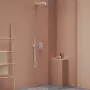 Ravak 913.12WV műanyag zuhany gégecső 150 cm, bársony fehér X07P683