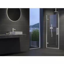   Ravak Cool COSD1 Zuhanyajtó 90x195 cm átlátszó üveggel, matt fehér profilszín X0VV70E00Z1